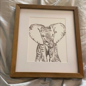 Cute elephant wall decor